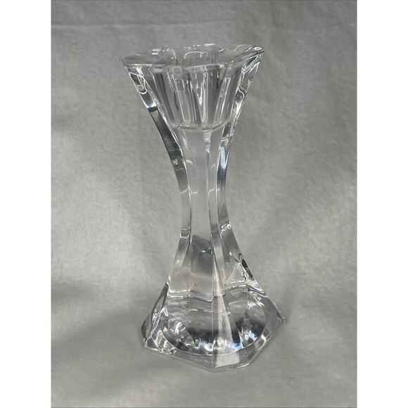 VILLEROY & BOCH Crystal Cocktail Club Candlestick Candle Holder 6.25” - Picture 1 of 5